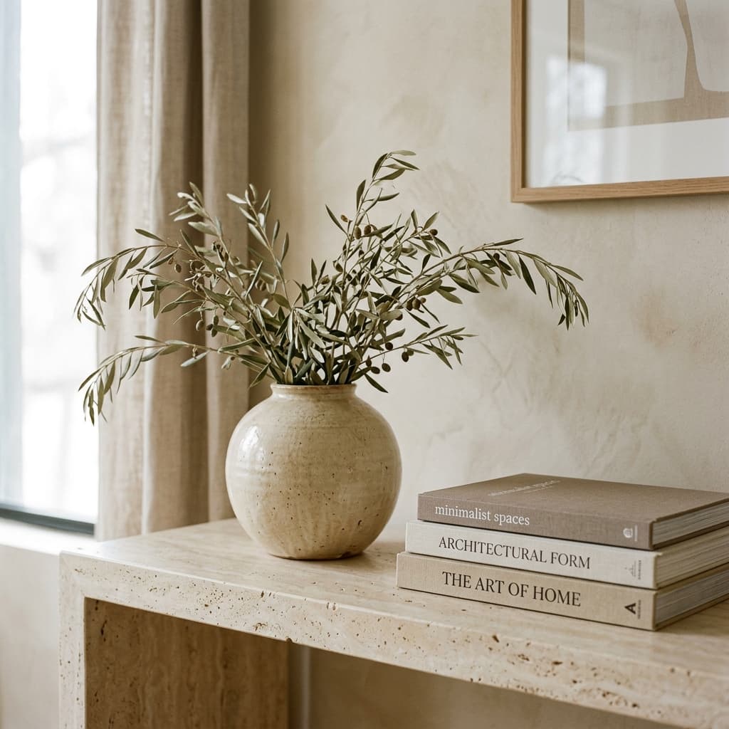 Decorative vase with plant — The Spatial Edit